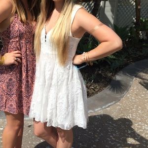 White free people dress- size small